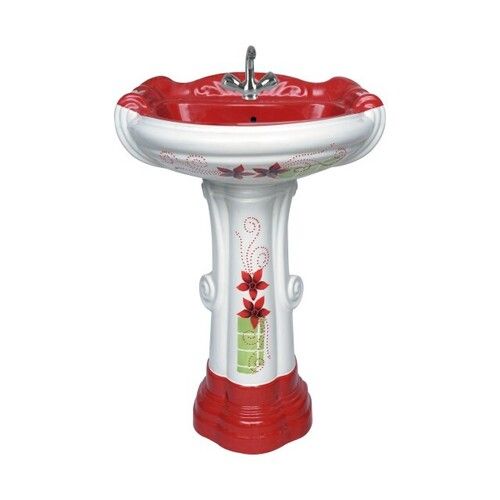 Big Sterling Designer Pedestal Wash Basin