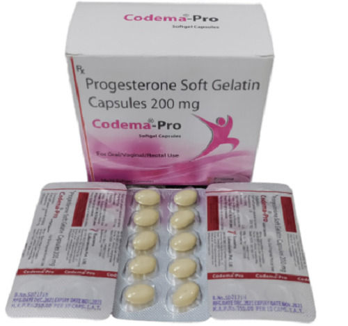 progesterone soft gelatin capsule