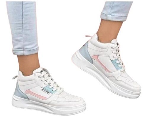 Lace Closure And Round Toe Women Sports Shoes