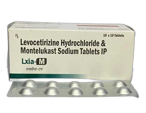 Levocetirizine Dihydrochloride & Montelukast Sodium - Allopathic Tablets IP | Prescription Required, For Hospital & Clinic Use, Store in Cool & Dry Place