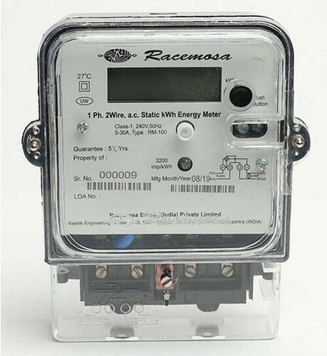 Rm-100 Single Phase Static Energy Meter