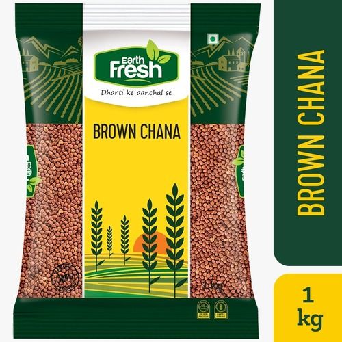 1 Kilogram Pack Dried And Cleaned Brown Desi Chana