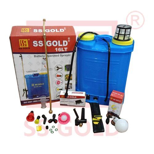 16 Liter Capacity SS Gold Knapsack Sprayer