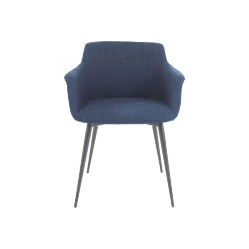 Blue Dean Upholstered Winged Arm Dining Armchair