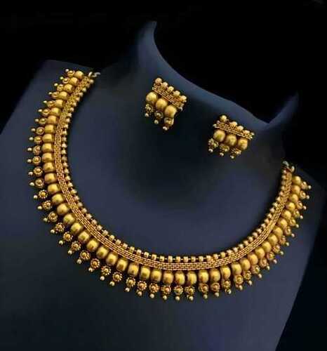 Gold Plated Traditional Necklace Set