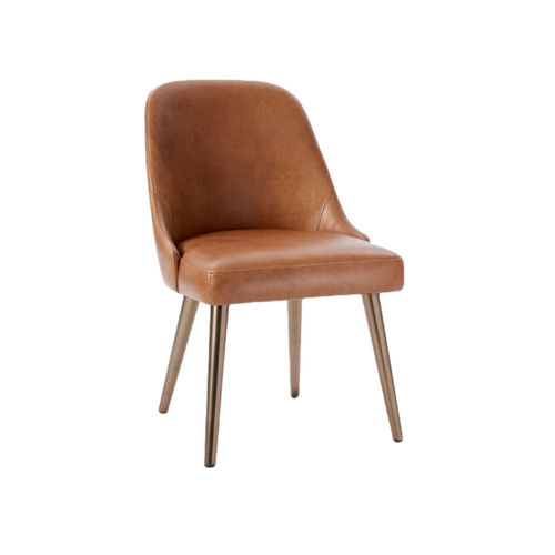 Jayce Mid-Century Leather Dining Chair