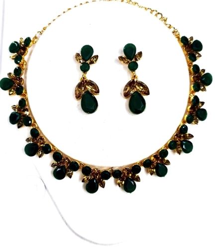 Ladies Designer Necklace Earring Set For Party Wear