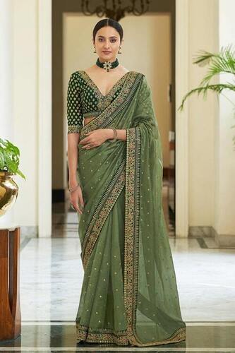 Ladies Fancy Saree For Party Wear