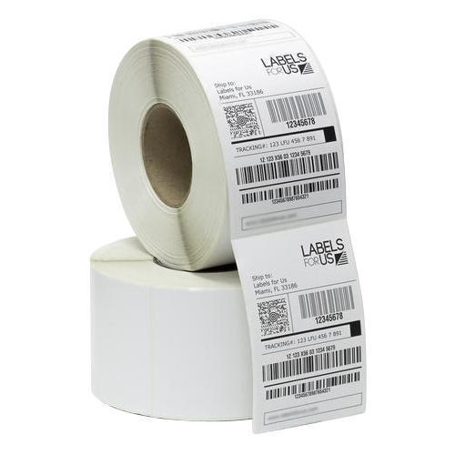 White Single Sided Label Stickers For Barcode Use