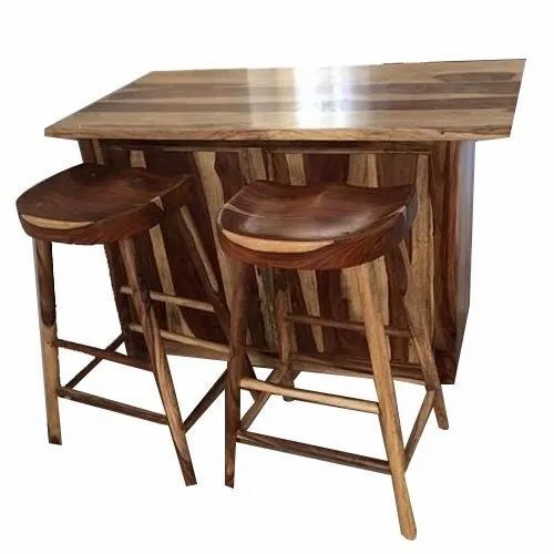 Wooden Carved Table And Chair Used In Home, Restaurant And Office