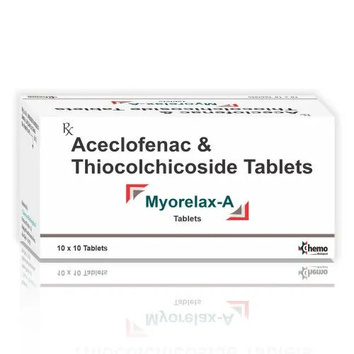 Aceclofenace and Thiocolchicoside Tablets