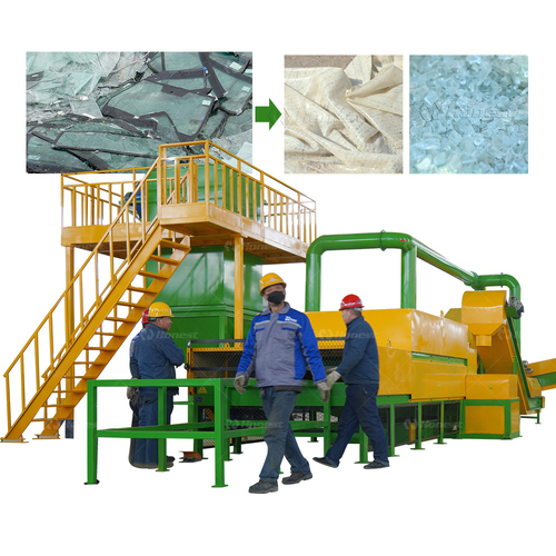 Car Windshield/Construction Glass Recycling Machine at Best Price in