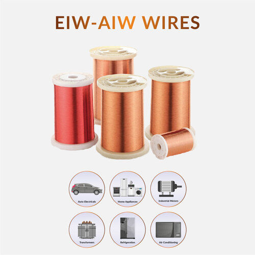 EIW-AIW PolyEsterImide Plus PolyAmideImide Al Enamelled Winding Wire Or Magnet Wire