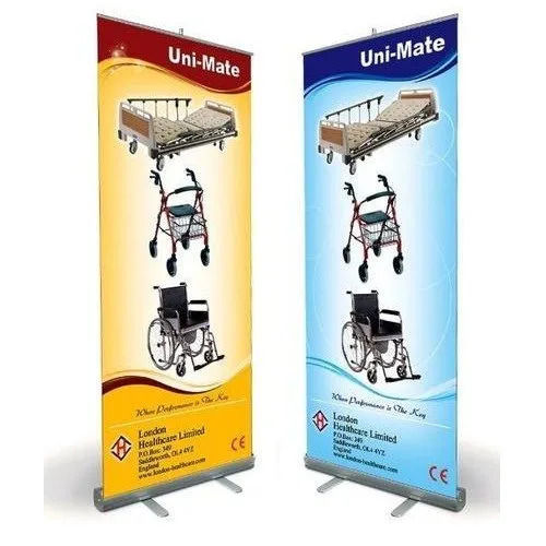 Printed Roll Up Banner Stand For Outdoor Use