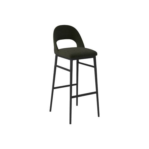 Dark Green & Teal Comfortable And Sturdy Constructed Joel Stool