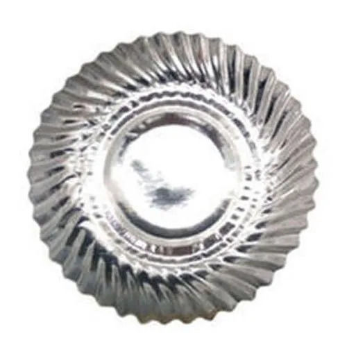 Disposable Silver Paper Plate For Events And Party