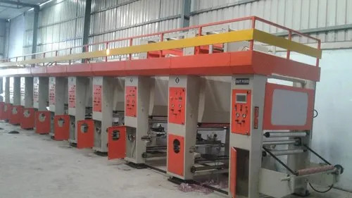 Electric Automatic Rotogravure Printing Machine For Industrial Use By Varsha Engineering