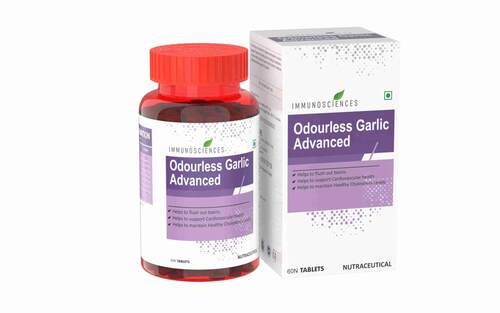 Odourless Garlic Advanced 60 Tablets Herbal Supplement Pack