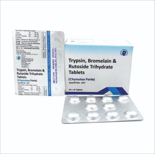 Trypsin, Bromelain And Rutoside Trihydrate Tablets