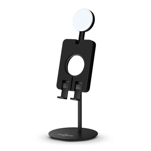 Universal Desktop Mobile Stand With Selfie Lighting Body Material: Abs