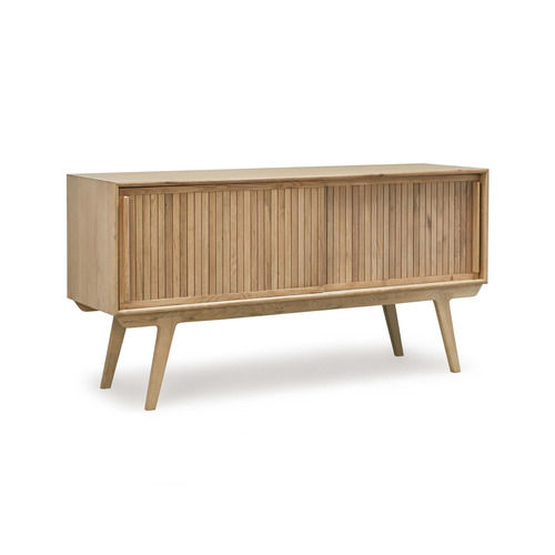 Caden Oak Solid Wood Sideboard With 4 Legs