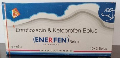 Enrofloxacin And Ketoprofen Veterinary Bolus (Pack Size 10x2 Bolus)