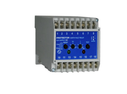 Panel Mounted High Efficiency Heat Resistant Electrical Earth Fault Relay