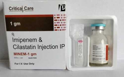 Imipenem 500mg + Cilastatin Sodium 500mg Injection