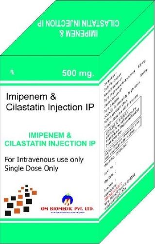 Imipenem Cilastatin Injection - Allopathic Medicine For Hospital And Clinic Use | Liquid Form, Prescription Required, Store In Cool And Dry Place, Dosage As Per Doctor Suggestion