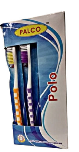 Multicolour Medium Size Plastic Toothbrush