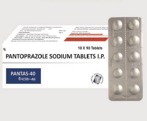 Pantoprazole Sodium Tablets - Allopathic Medicine for Hospital and Clinic Use, Prescription Required, Dosage as per Doctor''s Suggestion, Store in Cool and Dry Place