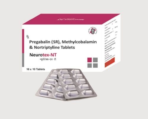 Pregabalin, Methylcobalamin And Nortriptyline Tablets