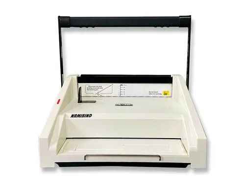 Electric Binding Machine - 250-500 Sheets Capacity, Punching Speed 12-15 Sec/Time | Metal, Semi-Automatic, 12 Month Warranty