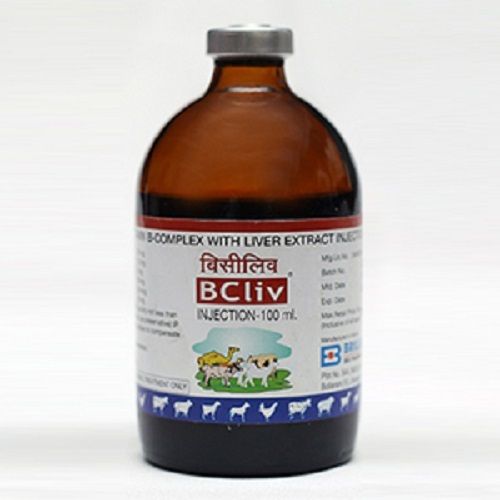 100 ml Vitamin B-Complex Liver Extract Injection For Veterinary Use