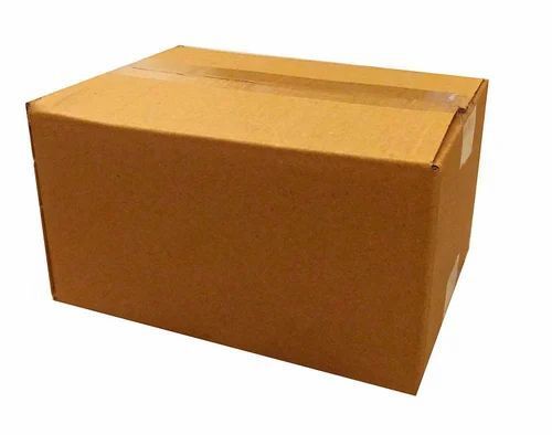  5-10 किलोग्राम क्षमता वाला ब्राउन क्राफ्ट पेपर कार्टन बॉक्स 
