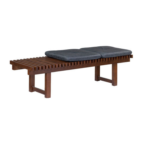 Black Grayson Wooden Bench