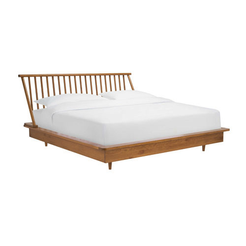 Eco Friendly Smooth Texture Henre Wooden Bed