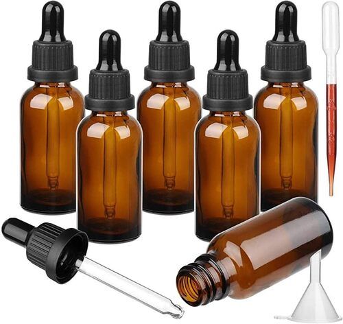 Glass Dropper Bottle For Cosmetics And Pharmaceutical Use