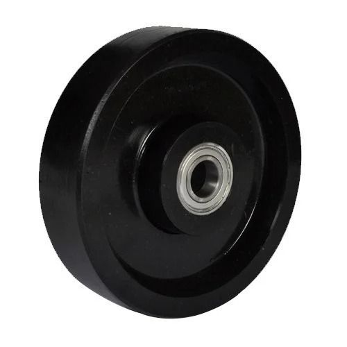 Round Shape Black Uhmw Wheel For Industrial Use