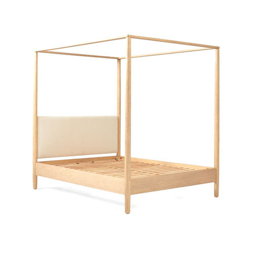 Ruggedly Constructed Ethan Canopy Wooden Bed