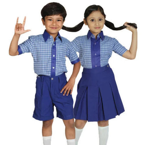 Cotton T Shirt And Skit School Uniform