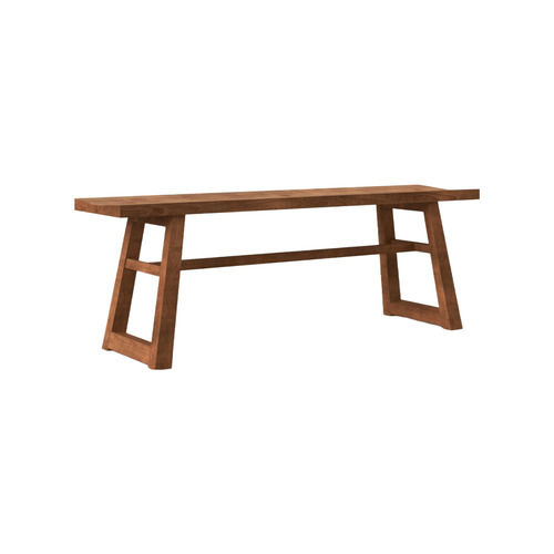 Light Walnut Wood Josiah Bench