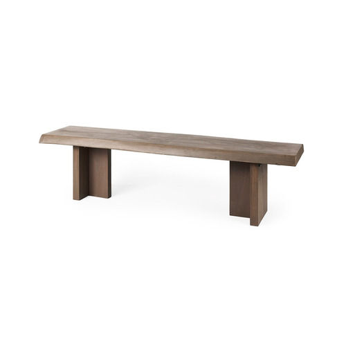 Solid Acacia Wood Ezekiel Bench