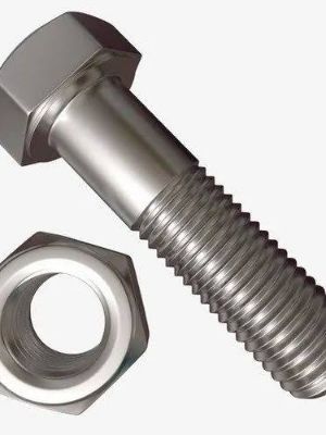 Stainless Steel Hex Bolts And Nuts - SS 202, 304, 316 | Corrosion Resistant, Polished Surface, High-Quality, Crack Proof