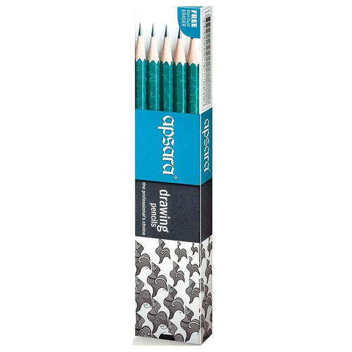  लेखन और चित्रकारी के लिए अप्सरा पेंसिल बॉक्स