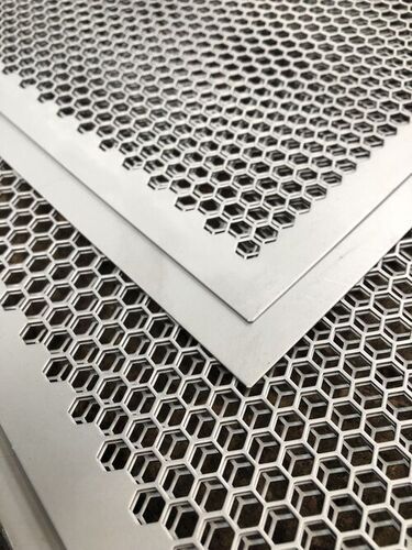 Hexagon Hole Perforated Metal Sheet