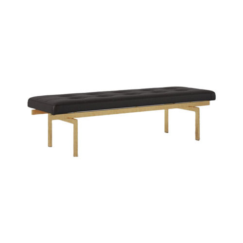 Gold Stainless Steel Bench For Outdoor