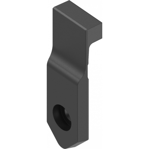 Black 135A  Integral Hinge For Light Doors And Covers, Polyamide Black; 1126-S1