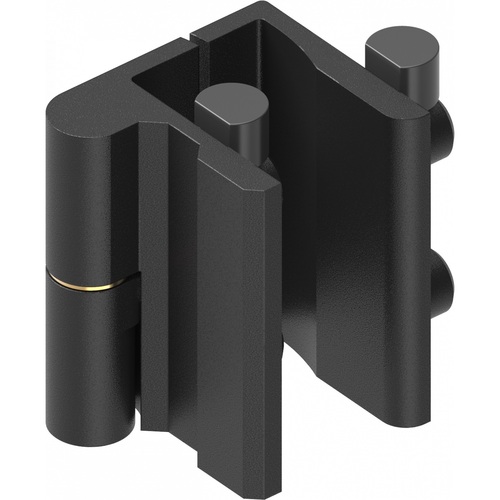 180A  Hinge, Zinc Die Black Powder-Coated; 1110-U71