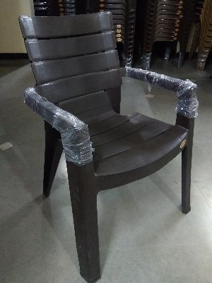 Brown Crack Resistance Plastic Molded Chairs